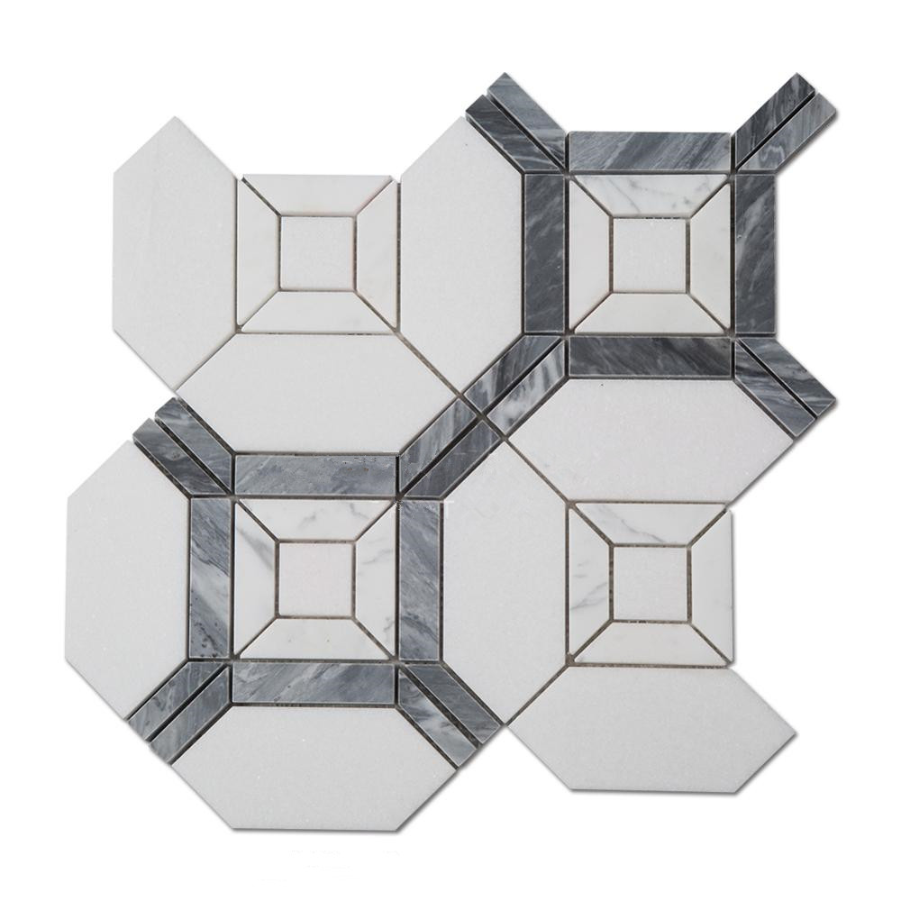 New Design White Thassos Mosaic Tiles