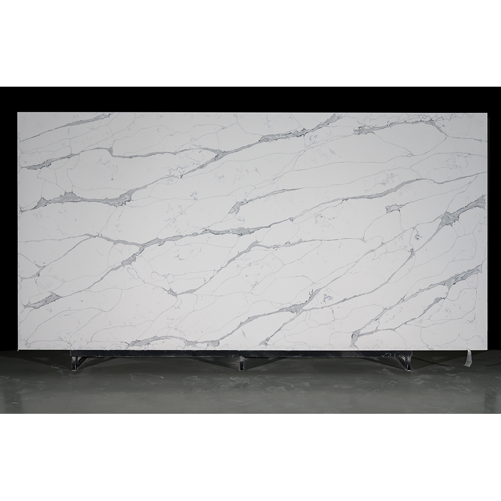 High Quality Calacatta White Quartz Stone slab Artificial Stones for kitchen Counter top