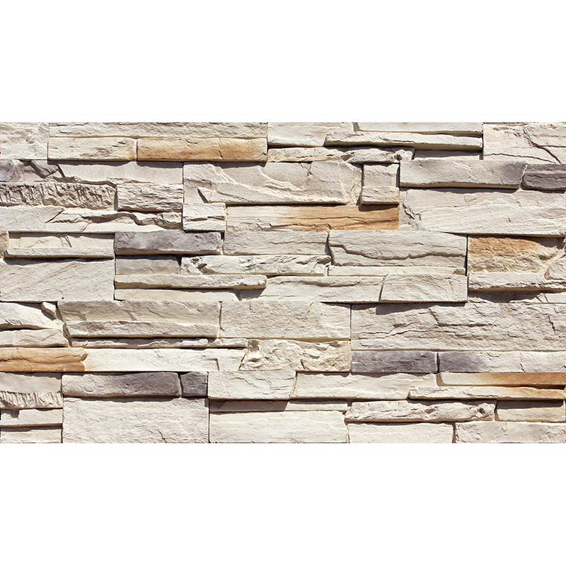 GB-A01 manufactured cement stacked ledgestone veneer panel