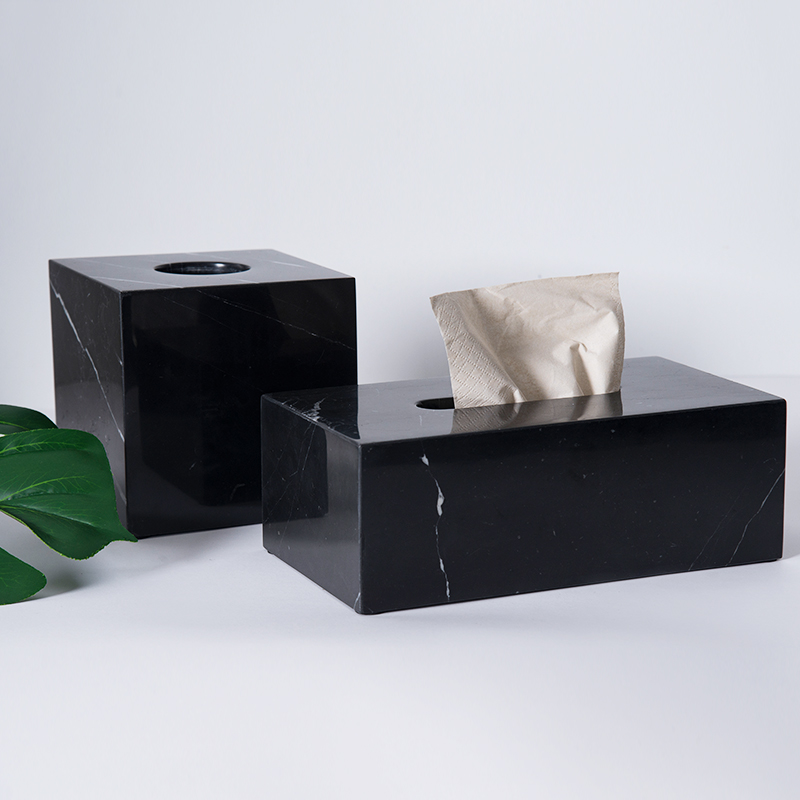 Marble tissue holder/box/cover