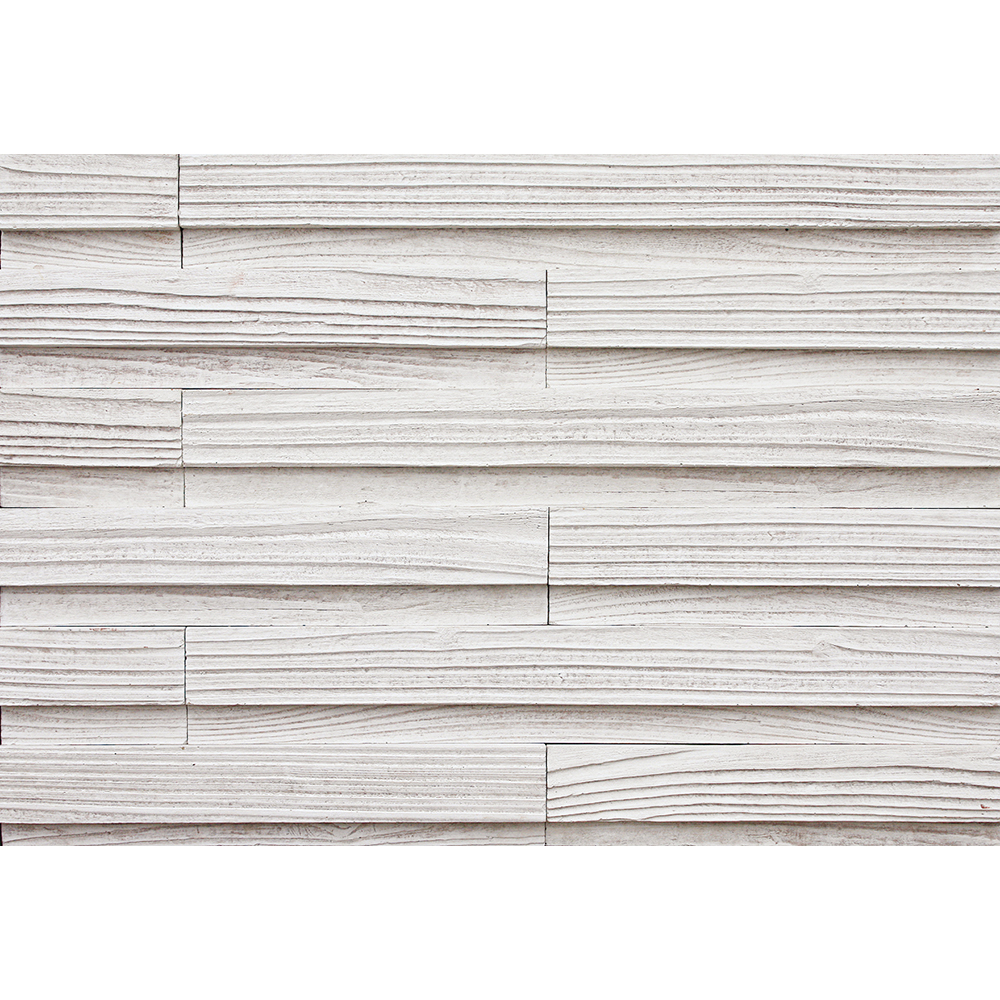 GB-P01 Artificial cultured stone wood grain texture white wall stone tile
