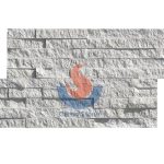 White Limestone Rock Face Stone Wall Cladding -