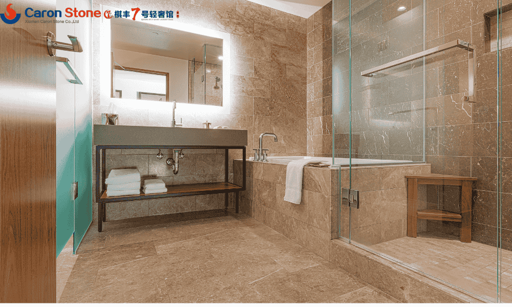 bathroom marble tiles