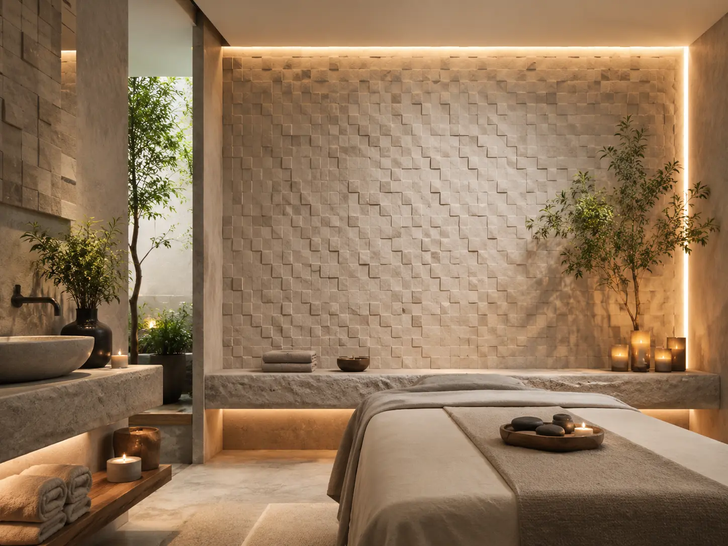 3D Mosaic Tiles for Spa and Wellness Interiors 3D Mosaic Tiles for Spa and Wellness Interiors