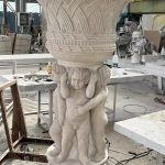 Beige Limestone Sculpture -