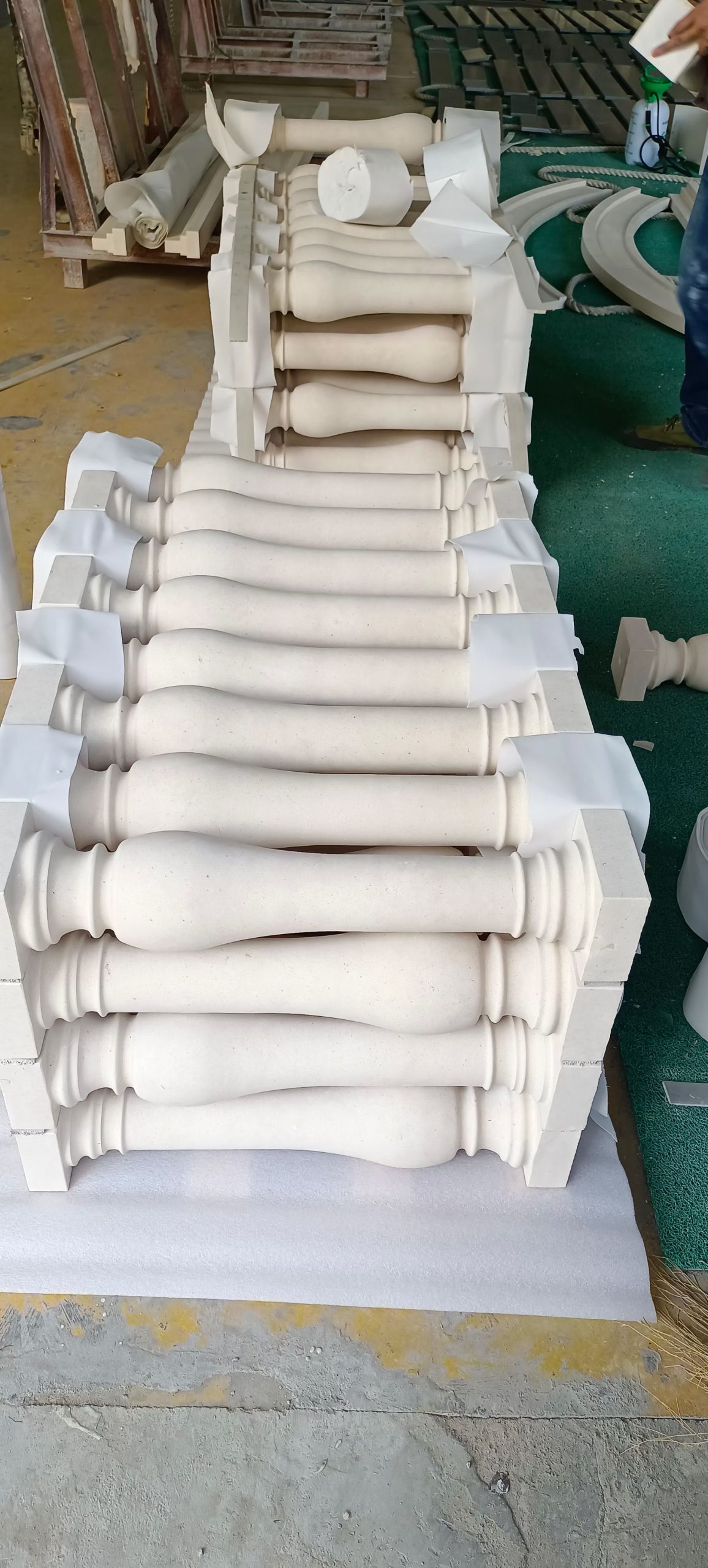 Beige Limestone Balustrades