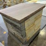 Purple Wood Grain Sandstone Coping Stone -