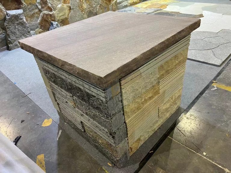 Purple Wood Grain Sandstone Coping Stone