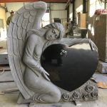 Black Granite Headstone -