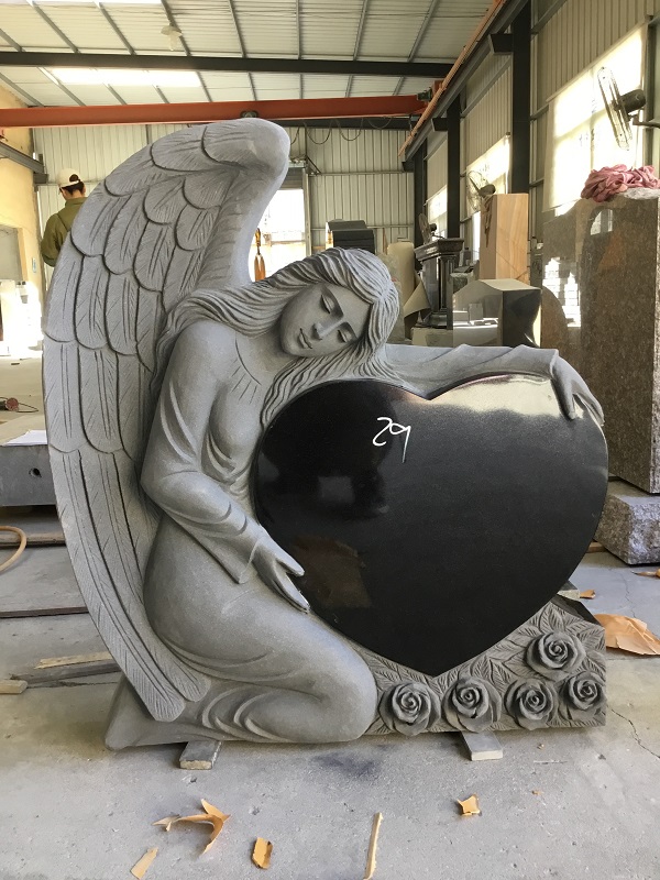 Black Granite Headstone