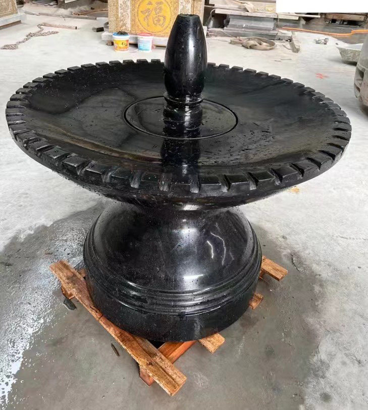 Black Granite Stone Fountain
