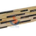 Sandstone And Marble Splitted And Polished Stacked Ledgerstone Panel -