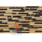 Sandstone And Marble Splitted And Polished Stacked Ledgerstone Panel -