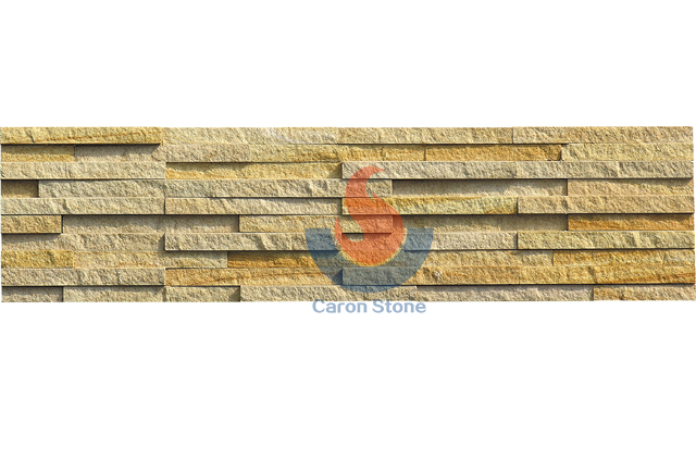 Sandstone splitted Stacked ledger stone