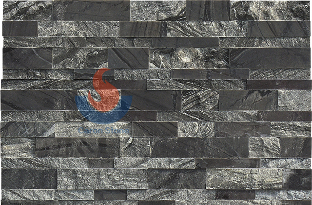 Black Forest Marble Splitted & Polished Culture Stone