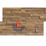 Yellow Sandstone Splitted Stacked Ledgerstone Panel -