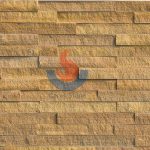 Yellow Sandstone Splitted Stacked Ledgerstone Panel -