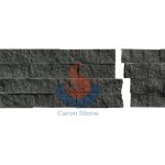 G684 Black Granite Rock Face Ledger Stone Wall Tile -