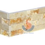 Sunny Beige Marble Splitted & Polished Culture Stone -