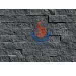 Black Granite Splitface Interlocking Stones -
