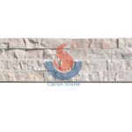 Cream Rose Marble Splitface Ledger Stone Wall Cladding -