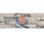 Onxy Travertine Splitface Interlocking Ledger Stone Panel -