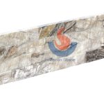 Onxy Travertine Splitface Interlocking Ledger Stone Panel -
