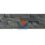 Basalt Splitted And Polished Ledger Stone Wall -