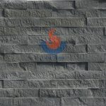 Basalt Rock Face Ledger Stone Wall Decoration Panel -