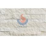 White Limestone Splitface Ledgerstone Wall Stone Panel -
