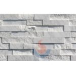 Carrara White Marble Splitted And Polished Culture Stone / Ledgestone -