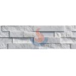 Carrara White Marble Splitted And Polished Culture Stone / Ledgestone -