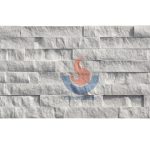 Carrara White Marble Rock Face Stone Cladding -