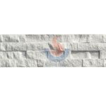 Carrara White Marble Rock Face Stone Cladding -
