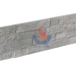 Light Blue Oak Rock Face Stacked Ledger Stone Panel -
