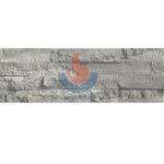Light Blue Oak Rock Face Stacked Ledger Stone Panel -