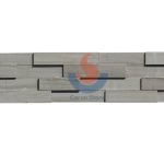 Dark Grey Oak Marble Honed Ledgestone Wall Tile -
