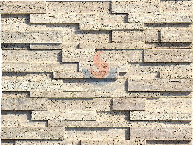 Travertine Saw cutting Culture stone / ledgestone
