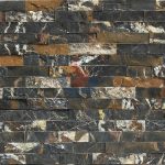Black And Gold Marble Splitted Culture Stone/Ledgestone -