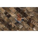 Emperador Dark Subway Mosaic Tile ,Emperador Dark Mosaic,Chinese Dark Emperador,Emperador Dark Mosaic,Dark Marble Mosaic,Chinese Marron -