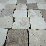 Nature Finish Marble Mosaic , Travertine Emperador Dark Emperador Light Crema Marfil White Oak Nature Surface Mosaic Tile -
