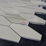 Chinese Wooden Grey Hexagon Marble Floor Mosaic Tile ,White Oak Silver Cream Floor Wall Mosaic,White Oak, White Wood Vein, Athen Grey Marble, Grey Wood Vein Marble -