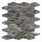New Serpegegiante Gray Hexagon Marble Tile Of China -