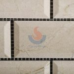 Crema Marfil Beveled Subway Tile,Spanish Crema Marfil Brick Mosaic Tile, Cream Marble Mosaic, Marble Subway Wall Mosaic Tile ,Crema Marfil Beveled Pillowed Mesh-Mosaic Marble Tile -