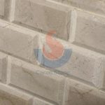 Crema Marfil Beveled Subway Tile,Spanish Crema Marfil Brick Mosaic Tile, Cream Marble Mosaic, Marble Subway Wall Mosaic Tile ,Crema Marfil Beveled Pillowed Mesh-Mosaic Marble Tile -