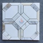 New Design Hexagon Tile Calacatta Gold Natural Marble Mosaic Tile , Calacatta White Mosaic, Crystal White Hexagon Mosaic Tile -