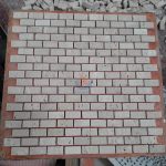 Beige Travertine Subway Mosaic Tile , Travertine Machine Cut Mosaic Tile -