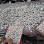 Beige Travertine Subway Mosaic Tile , Travertine Machine Cut Mosaic Tile -