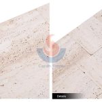 Brick Travertine Mosaic Custom Design Exterior Wall Tile -