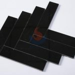 China Black Marble Herringbone Marble Mosaic -